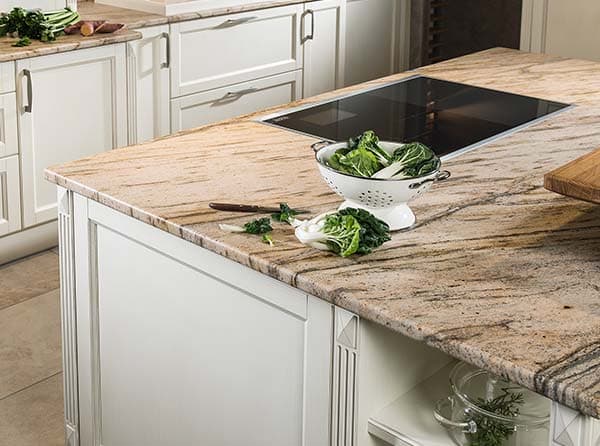 Naturstein Arbeitsplatte I LEATHER LOOK