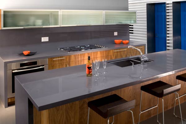 Quarzkomposit Arbeitsplatte I POLIERT