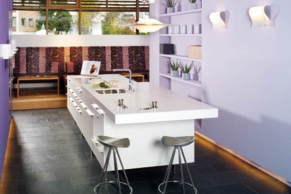 Quarzkomposit Arbeitsplatte I LEATHER LOOK