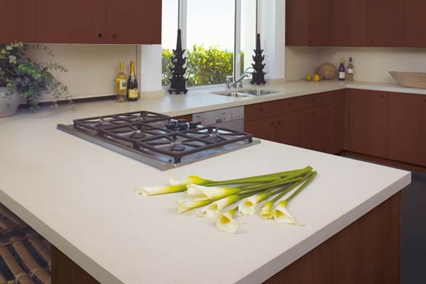 Quarzkomposit Arbeitsplatte I LEATHER LOOK